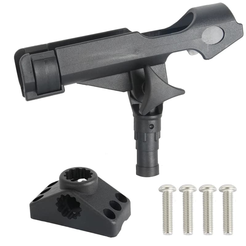 Support de canne à pêche pour bateau gonflable kayak SUP - Fixation PVC réglable angle A09016 pêche