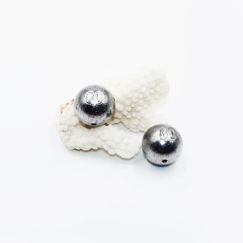 5 plombs oeufs pour pêche de 2g à 30g - Poids plomb résistant déformation - Boîte split shot pour pêche précise