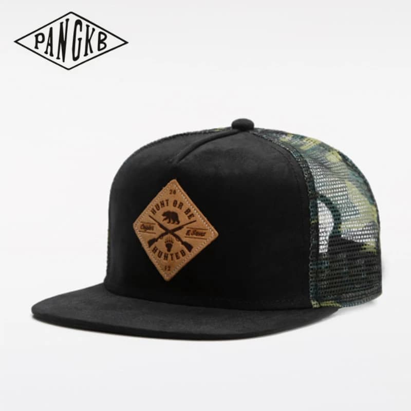 Casquette Chasse PANGKB Brand - Maillée Respirante Hip Hop Snapback Pêche Outdoor