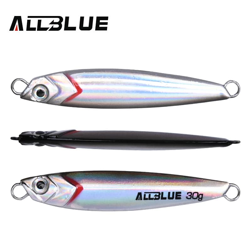 Cuillère de jigging ALLBLUE 20G/30G pour bar en mer - Leurre métallique casting rivage