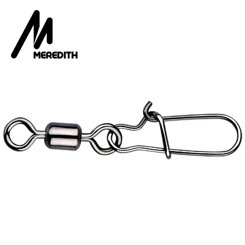 Lot de 50 émerillons roulants à roulement MEREDITH 2 4 6 8 10 en acier inoxydable