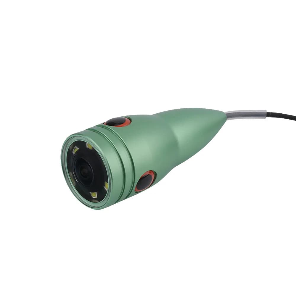 Tête caméra pêche hiver GAMWATER avec 6 LED 1W éclairage blanc détection poissons sous-marine