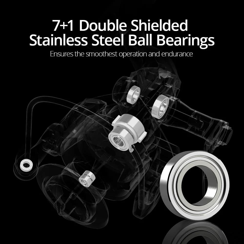 KastKing Megatron Spinning Fishing Reel 18KG Max Drag  7+1 Ball Bearings Aluminu