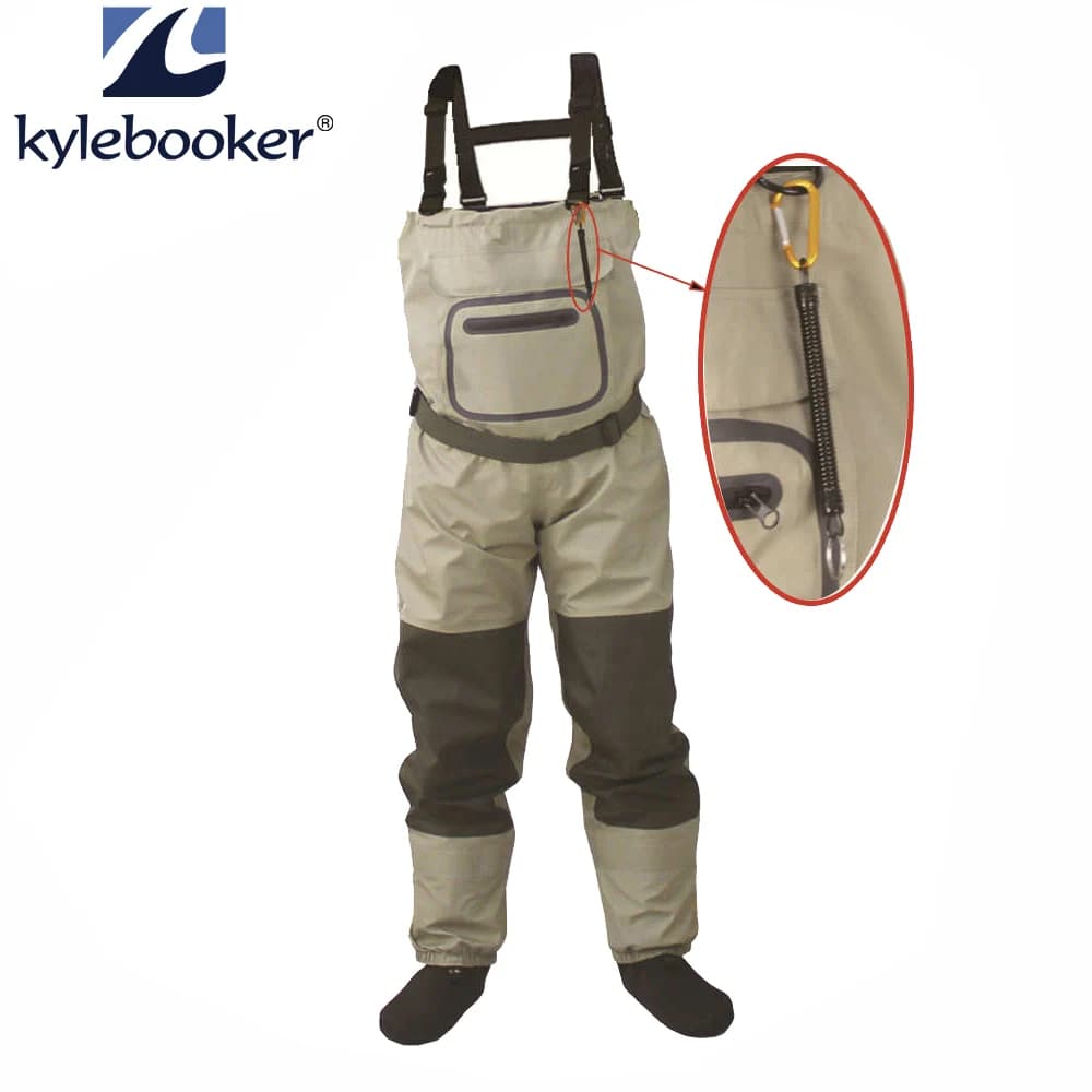 Pantalon Wader de pêche à la mouche respirant et imperméable pour homme et femme