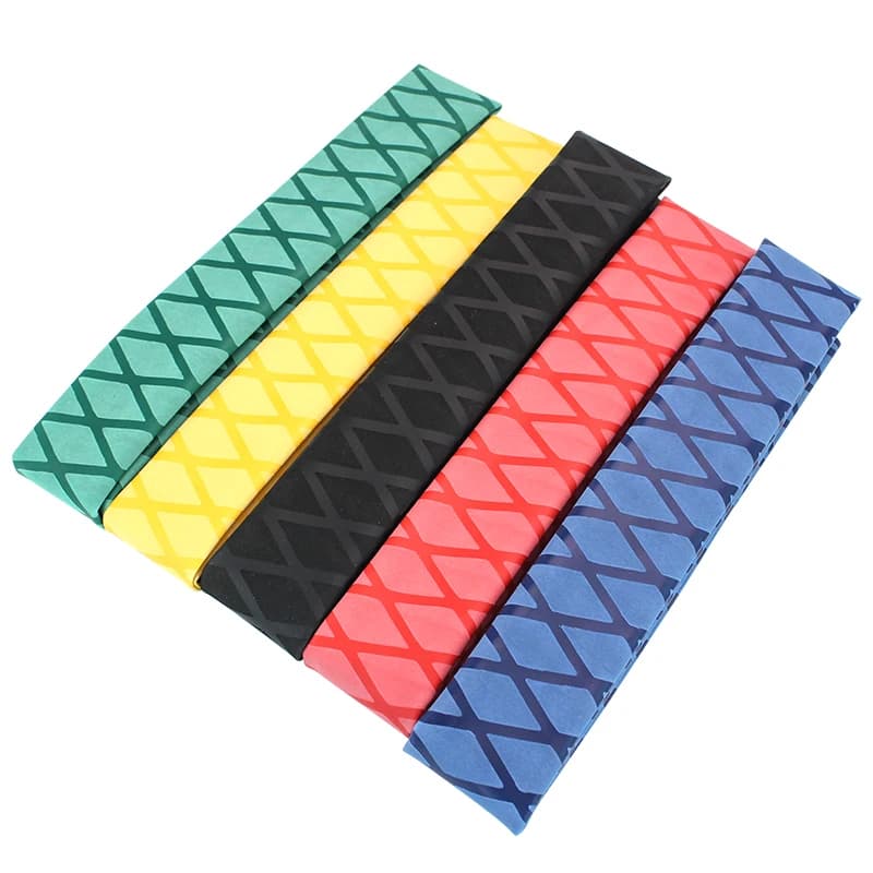 Gaine thermorétractable anti-dérapant canne pêche DIY isolation électrique 10 diamètres 1m