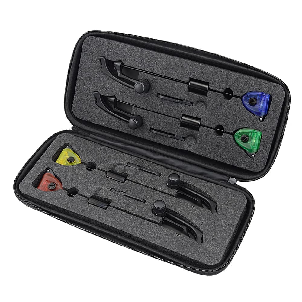 Set de swingers Hirisi LED pour alarmes de touche - Indicateurs lumineux B2002 dans étui de transport