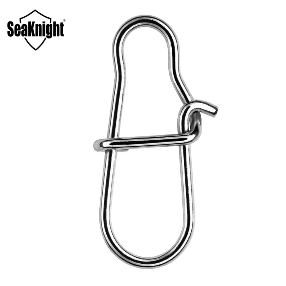 Lot 50 émerillons inox avec clip rapide pour hameçons - Accessoires pêche résistants à la corrosion