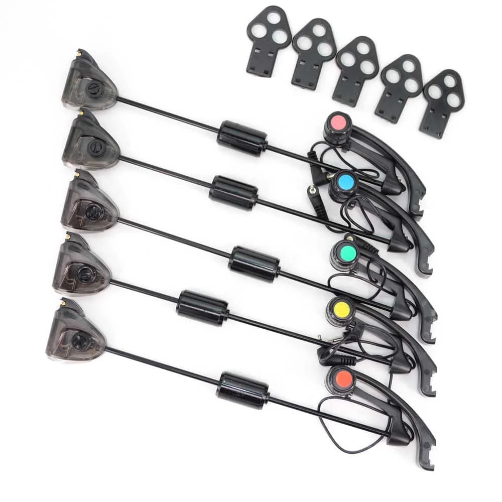 Swinger LED pour pêche à la carpe - Indicateurs lumineux colorés rouge bleu jaune vert violet