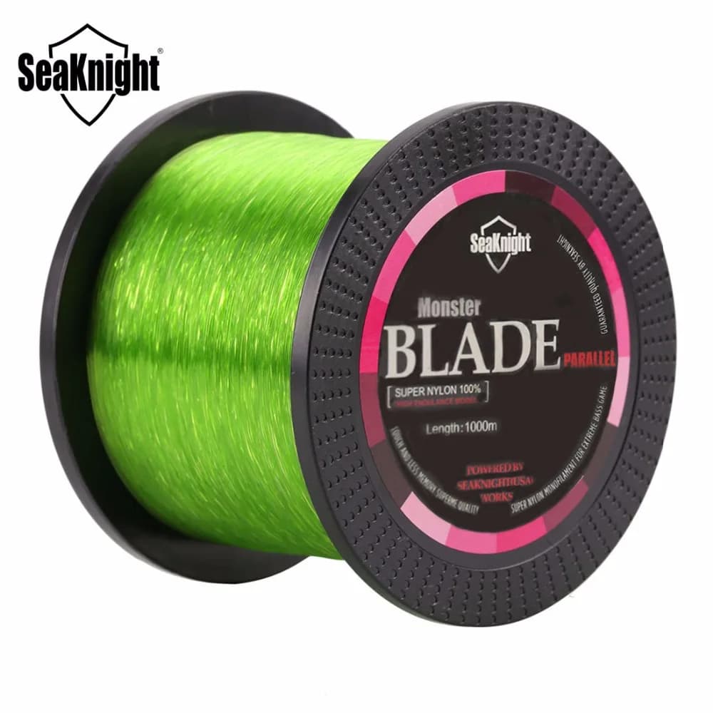 Ligne de pêche monofilament japonais SeaKnight BLADE 1000M pour eau salée et eau douce 2-35LB