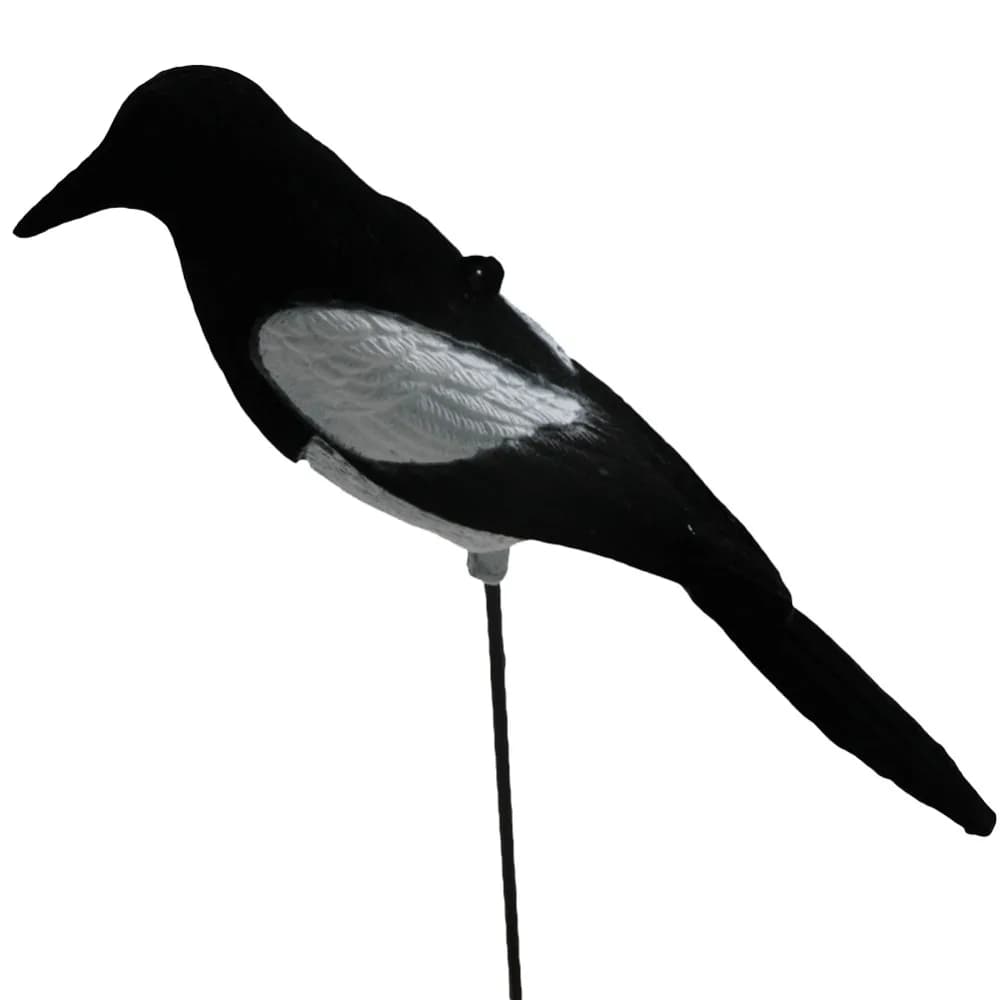 2 pièces leurres pies flockés taille réelle pour piège Larsen - Accessoire chasse et jardin
