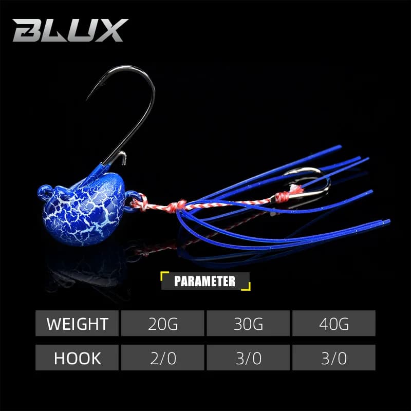 Leurre de pêche en mer BLUX 20g 30g 40g DEEP CONTROL UP Tenya Madai Jig Kabura appât crevette