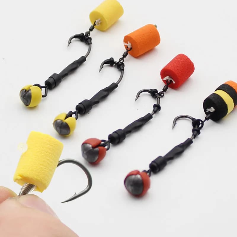 Bâtonnets flottants en mousse 8mm pour montage Zig Rig carpe - Leurres flottants bouillettes appâts faux