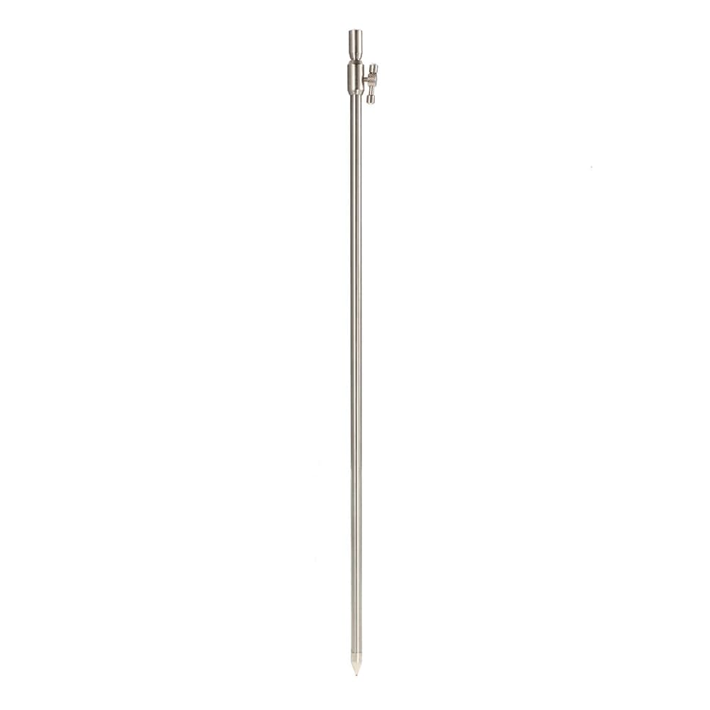 Support de canne télescopique inox portable 55-100cm pour alarmes de pêche à la carpe - Accessoire pratique