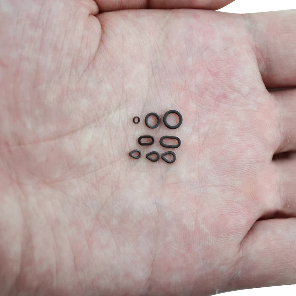 60 anneaux pour boilies et hair rigs pêche carpe - accessoires montages method feeder et pop ups