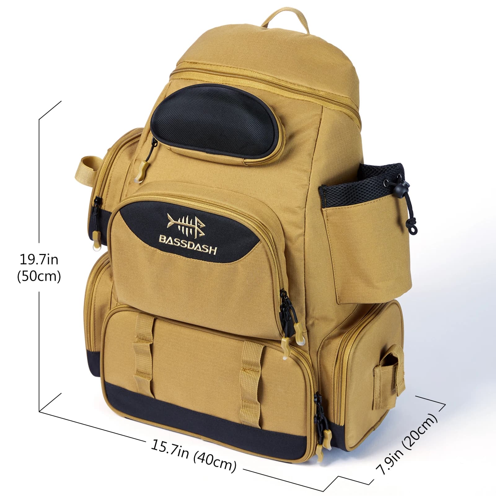Sac pêche léger tactique multifonction boîte à leurres Bassdash rangement équipement pêche
