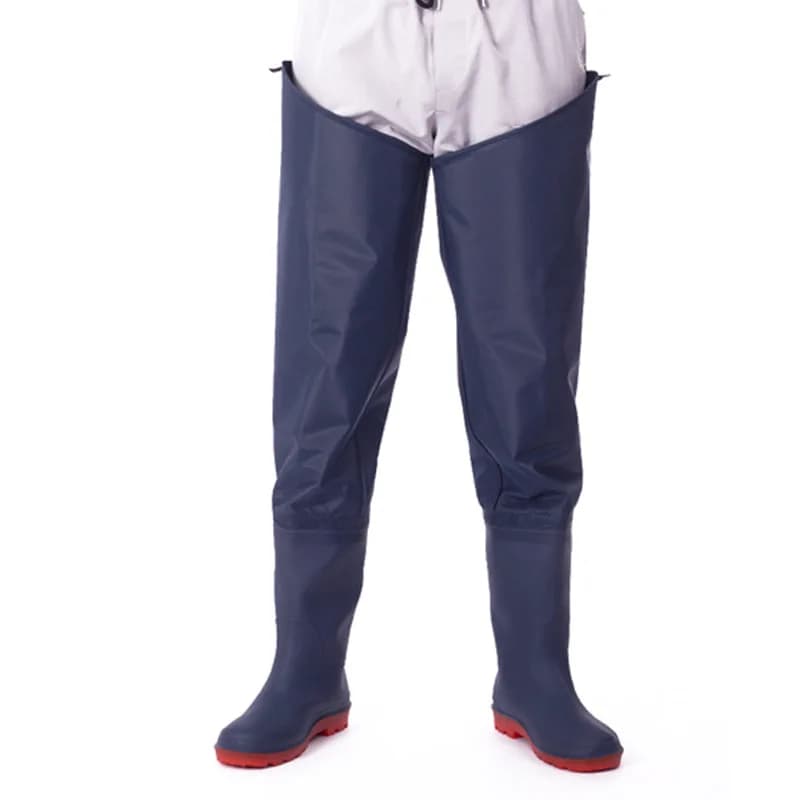 Waders demi-haute renforcés bottes pluie antidérapantes pour pêche vêtements pêche