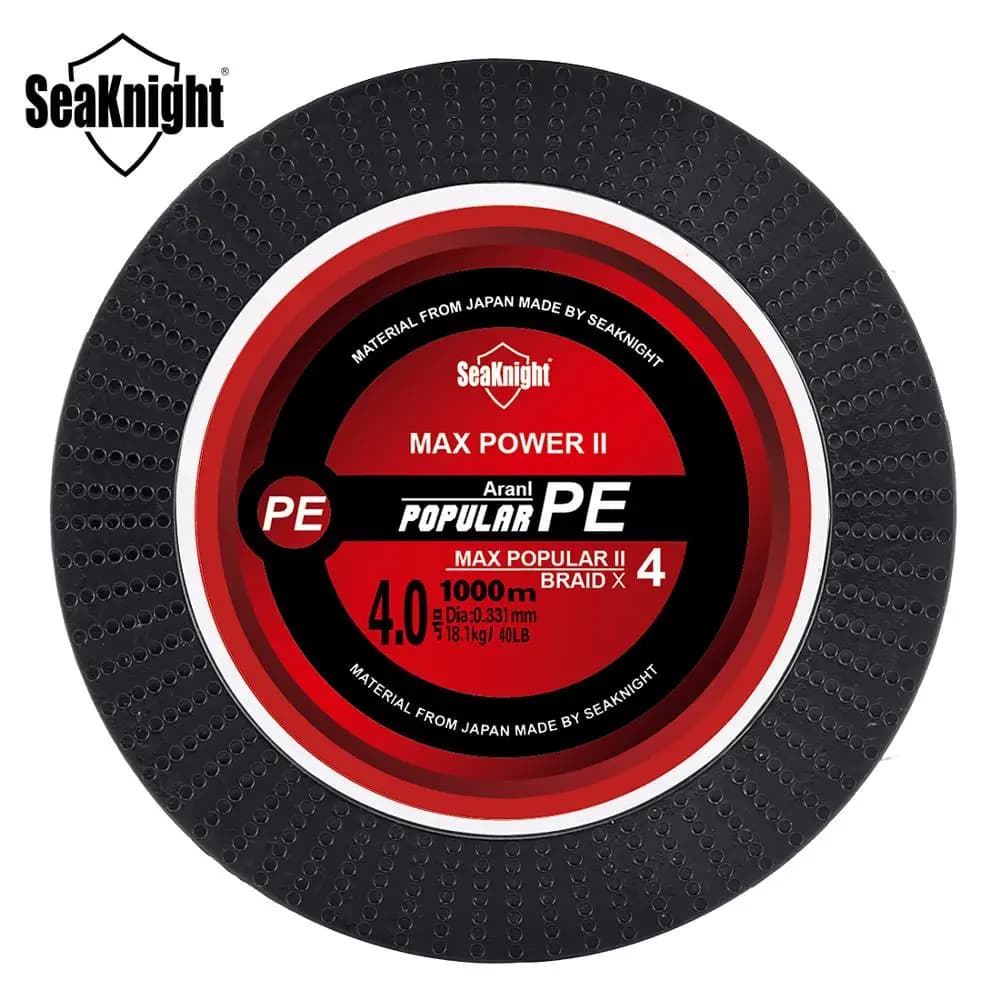 Ligne de pêche Seaknight TP PE 500m-1000m tresse multifilament pour carpe et pêche en mer 8-80LB