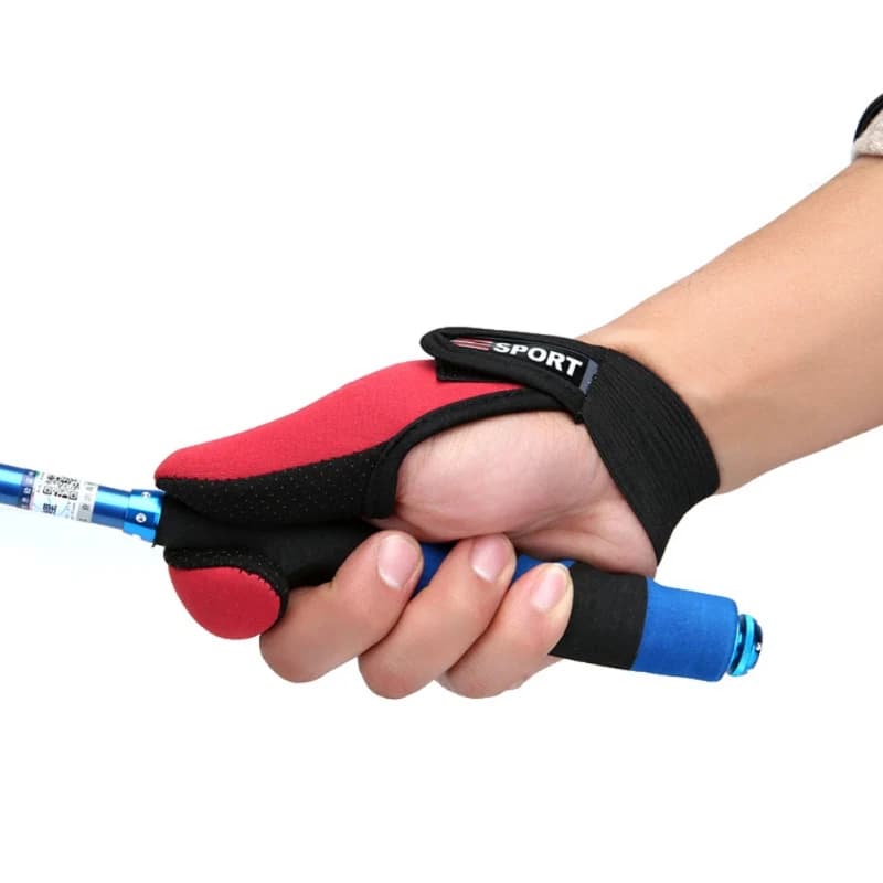 Gants de pêche 2 doigts anti-dérapants et anti-coupures, respirants pour pêche carpe et extérieur
