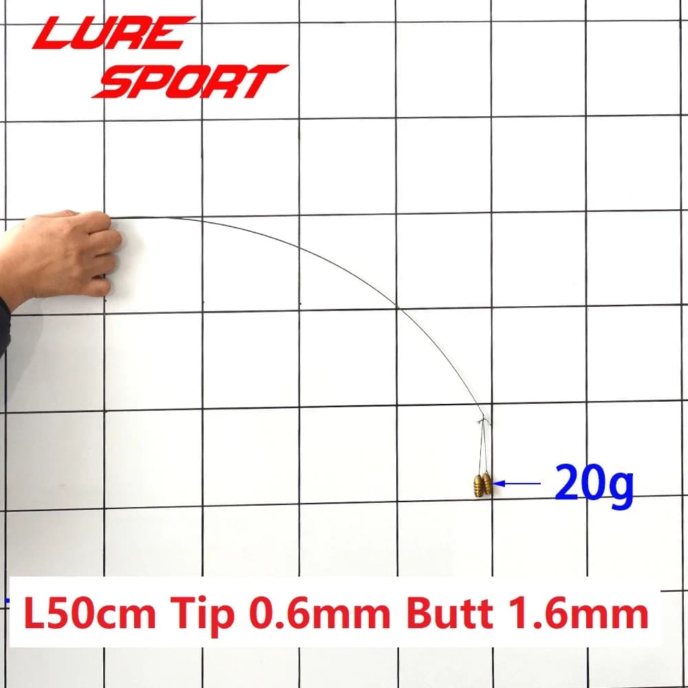 4 pièces blanks carbone 50cm LureSport sans peinture - Composants construction canne réparation DIY pêche