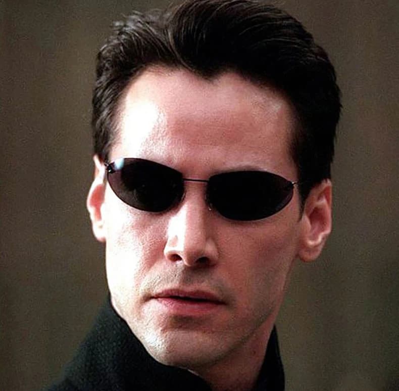 Lunettes polarisées Matrix style ultra-légères sans monture pour pêche - Design conduite Polaroid - Homme