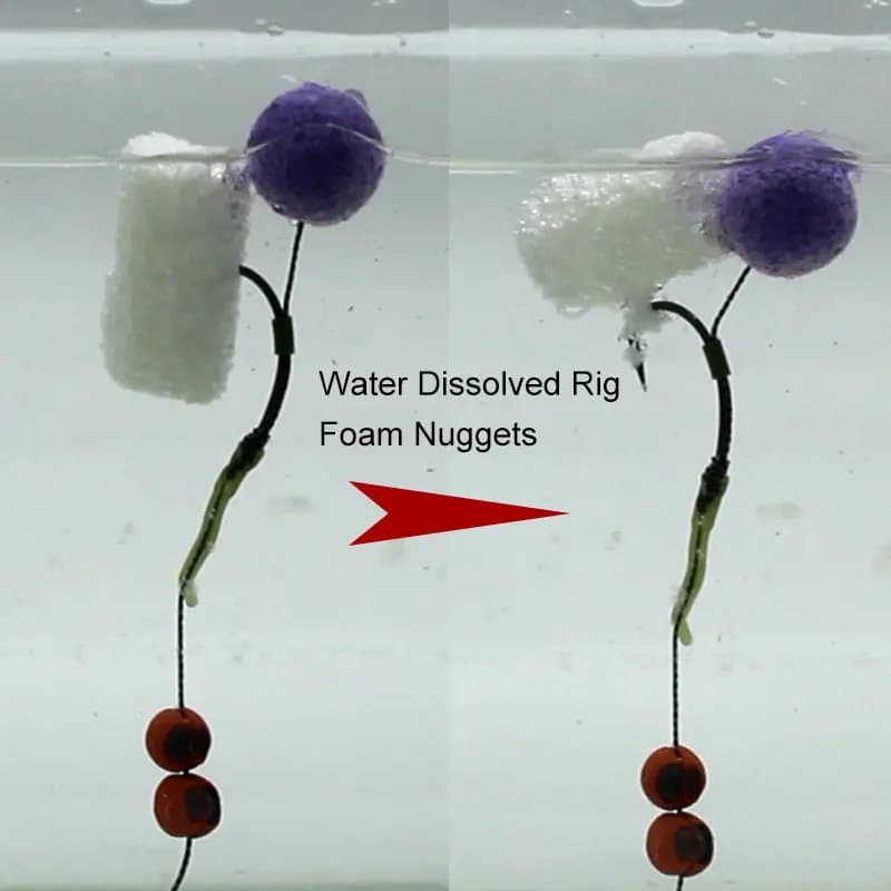 Accessoires pêche carpe zig rig soluble - Foam pop-up boilies - Équipement montages flottants