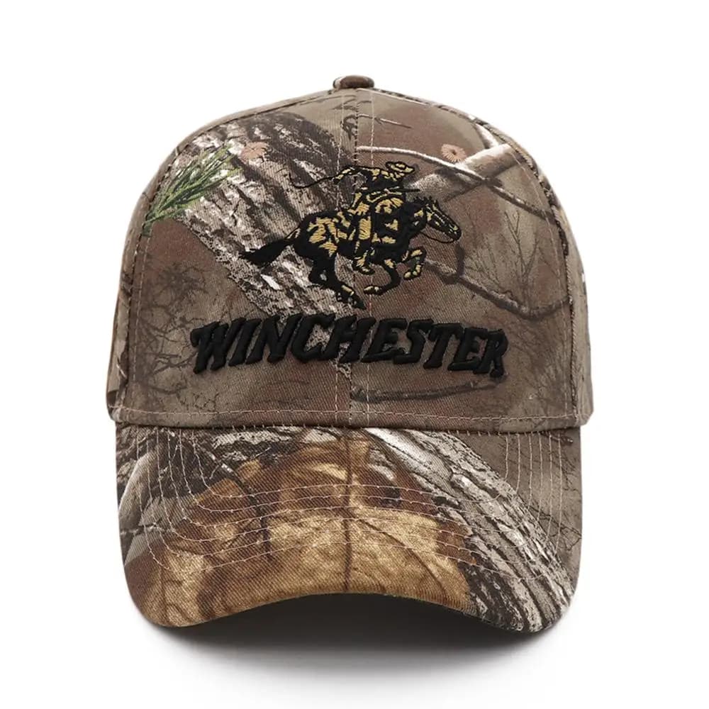 Casquette Winchester camouflage pêche homme - Chapeau baseball jungle randonnée chasse qualité sport