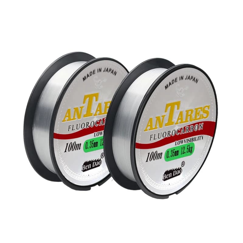 Ligne fluorocarbone 100m pour pêche à la carpe - Fil monofilament japonais super résistant et invisible