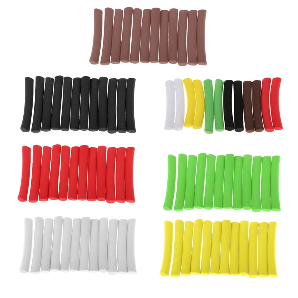 12 bâtonnets flottants zig rig 8mm pour pêche carpe - pop up foam sticks appâts légers