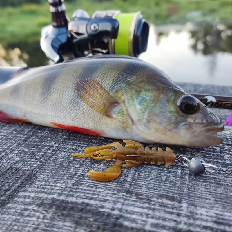Leurre souple Supercontinent Crazy Lures 65mm et 40mm, leurres crevette et homard pour la pêche aux leurres