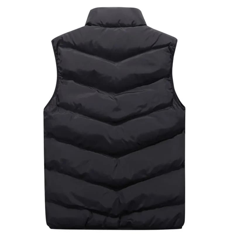 Gilet grande taille épais en coton pour pêcheurs, sans manches et confortable tailles larges jusqu'à 8XL