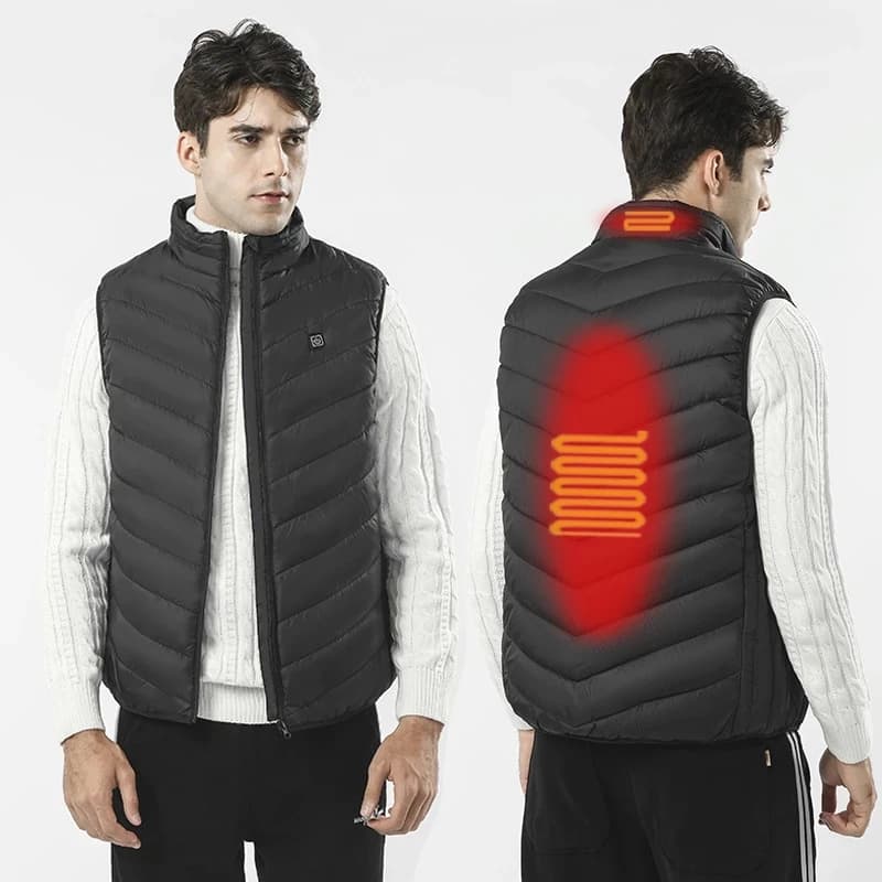 Veste chauffante 17 zones mode homme femme manteau intelligent électrique thermique chasse hiver