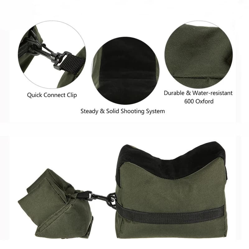 Kit sacs de support portable pour fusil de précision - Accessoire pêche et chasse réglable polyvalent