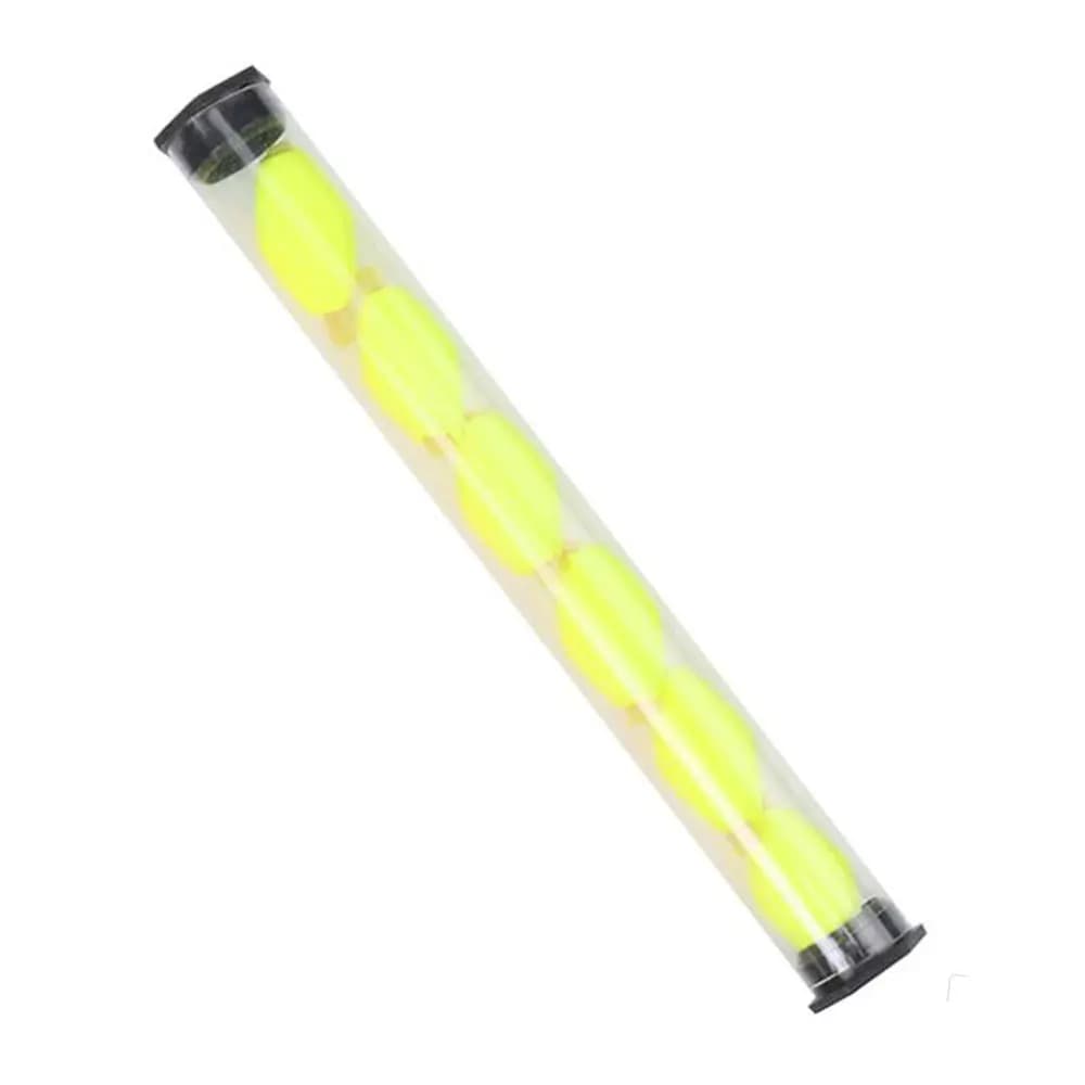 6 indicateurs de touche fluorescents orange et jaune pour la pêche à la mouche, flotteurs en