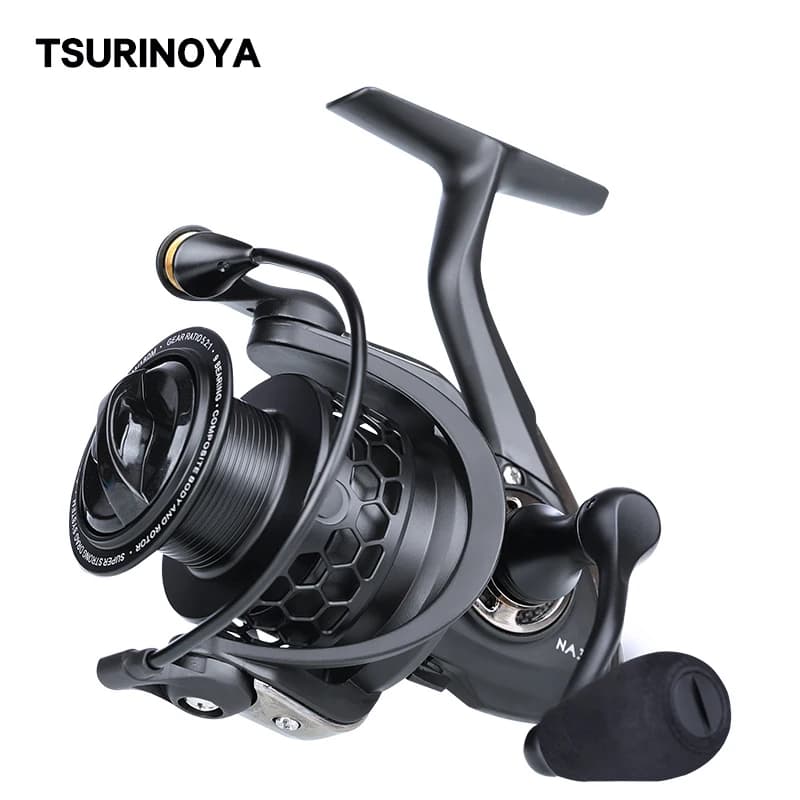 Moulinet spinning léger TSURINOYA NA 2000-5000 9BB 5.2:1 pour truite, perche, brochet et sandre