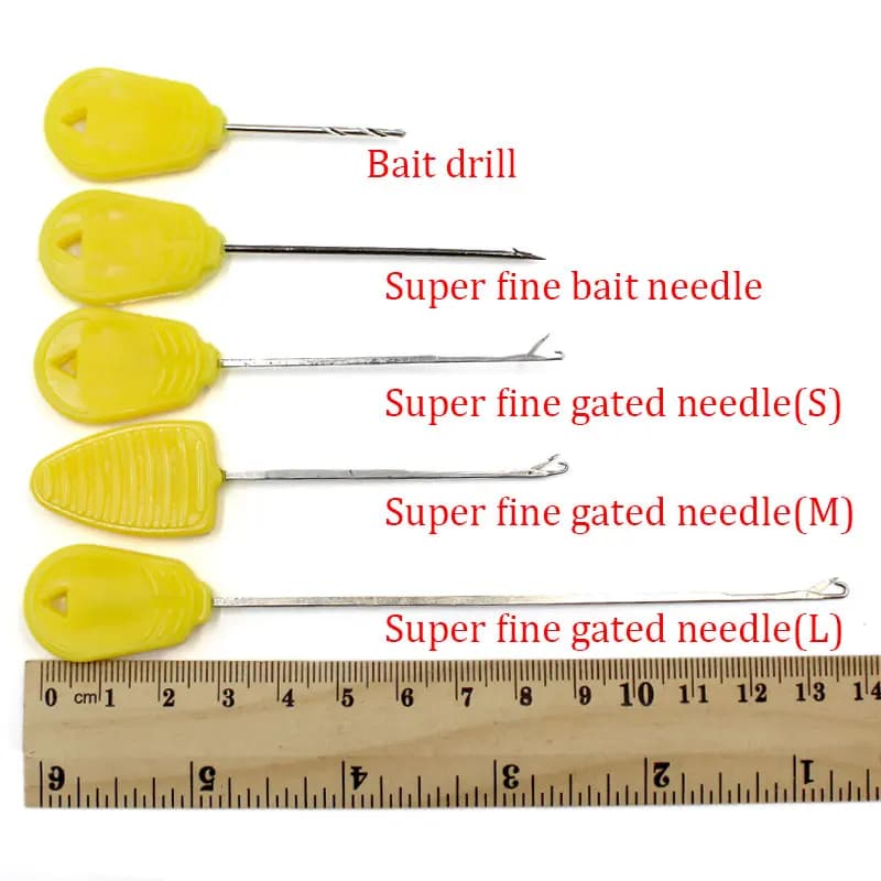 Kit 3 outils pour appâts carpe - Aiguilles à boilies et perçage hameçons pour montages précis