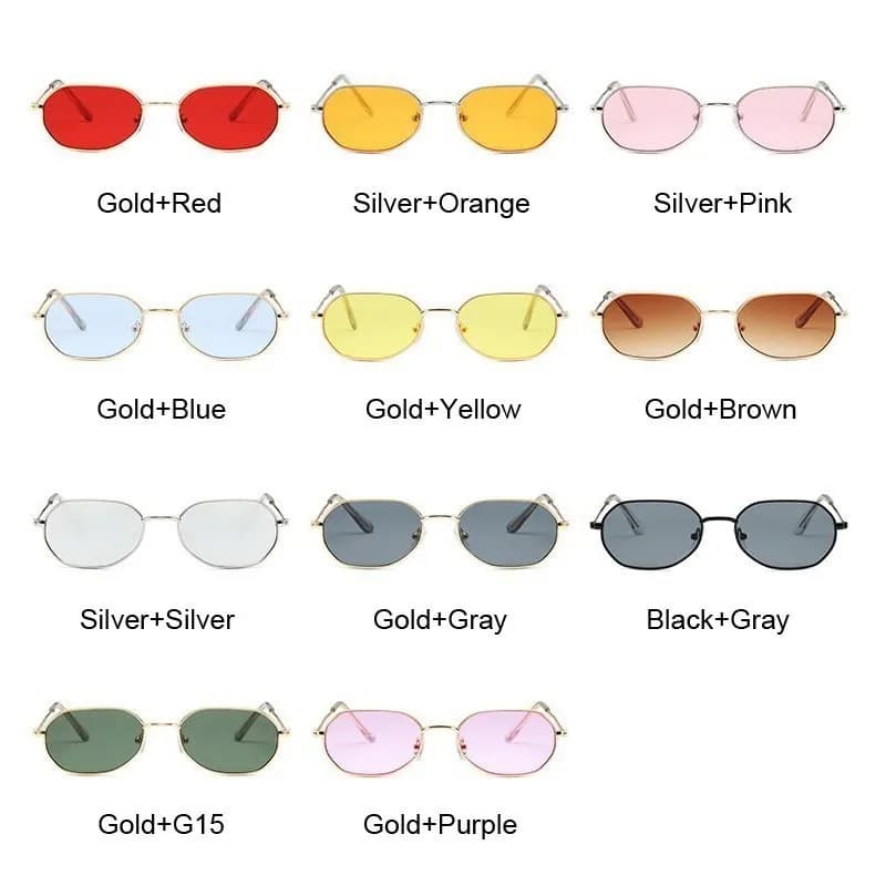 Lunettes de soleil vintage femme homme 2020 verres miroir UV400 style rétro ovale et carré pour pêche