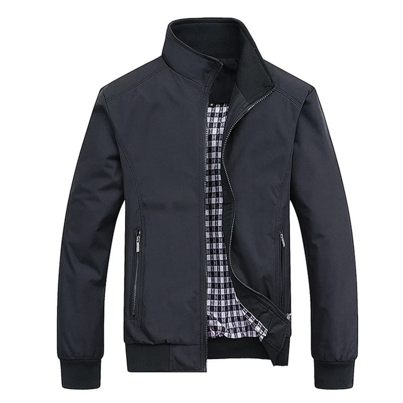 Bomber slim printemps automne homme fashion pêche casual nouvelle collection baseball jacket