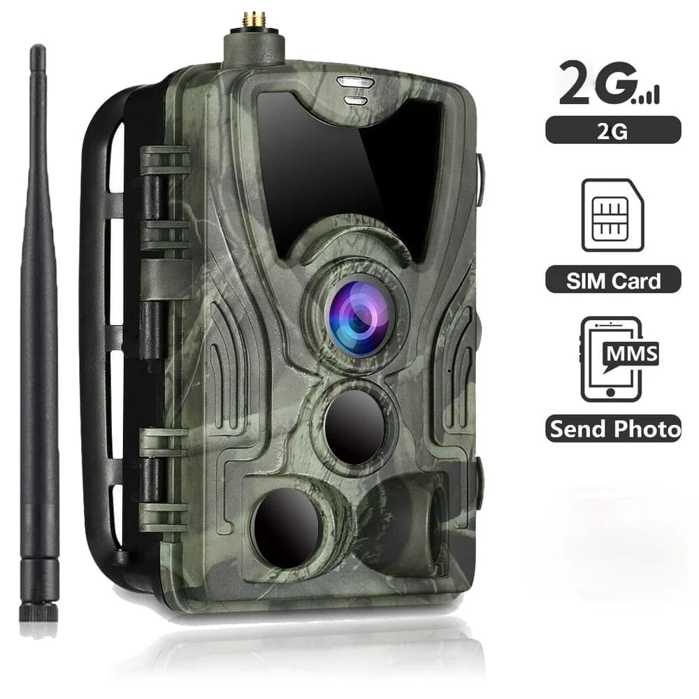Caméra Suntekcam HC801M 20MP 1080P GSM déclenchement 0.3s pour chasse et pêche observation France
