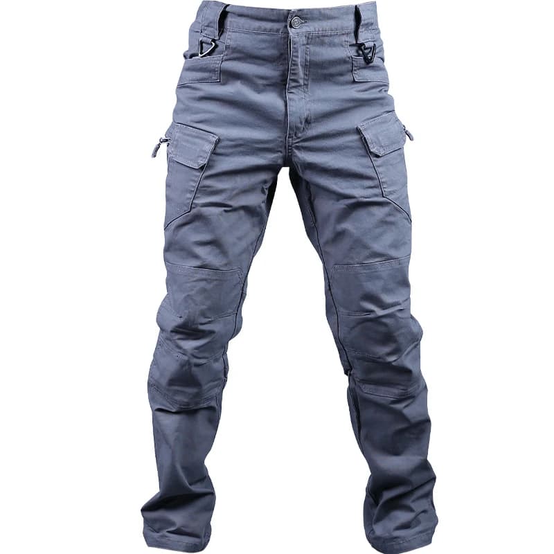 Pantalon tactique stretch coton militaire 100% pour homme - Pêche, randonnée, camping avec multiples poches