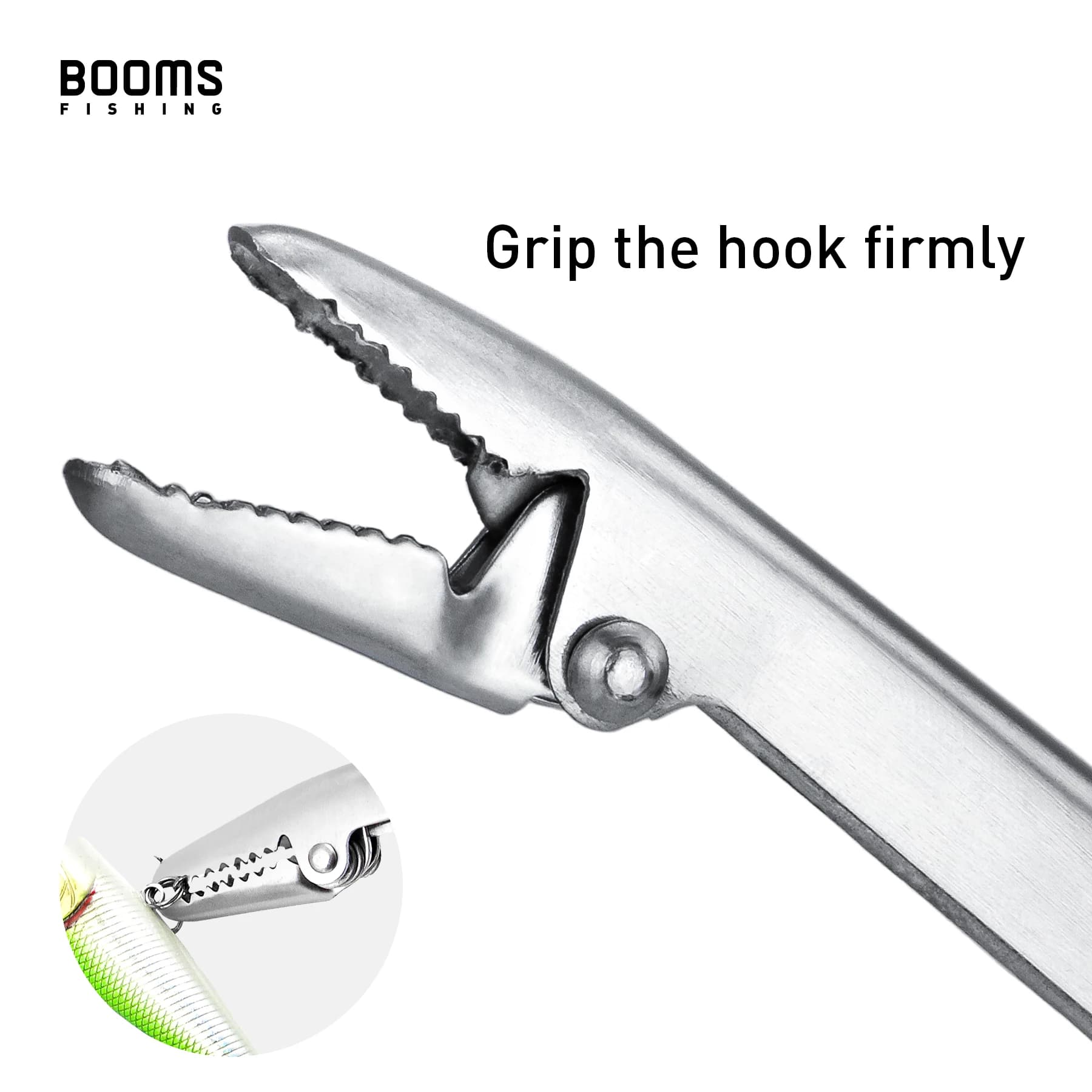 Pince dégorgeoir Booms R01 acier inoxydable - clip pince à poisson extracteur hameçon outil pêche
