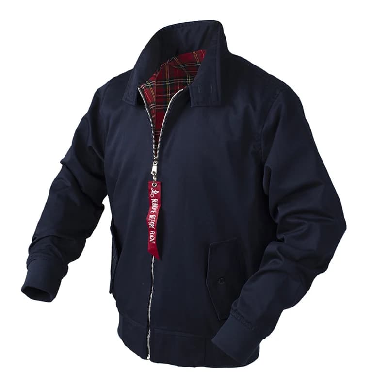 Bomber vintage rétro homme 2025 style européen tendance streetwear pour pêche urbaine