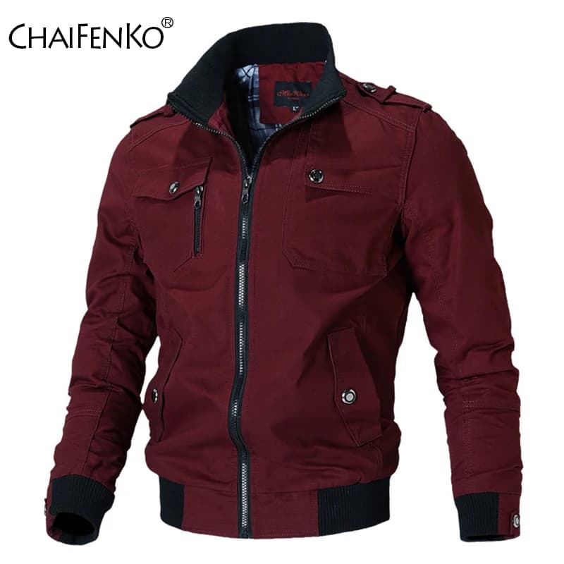 Bomber homme coupe-vent printemps automne - Veste slim technique pour pêche sportive nouvelle collection