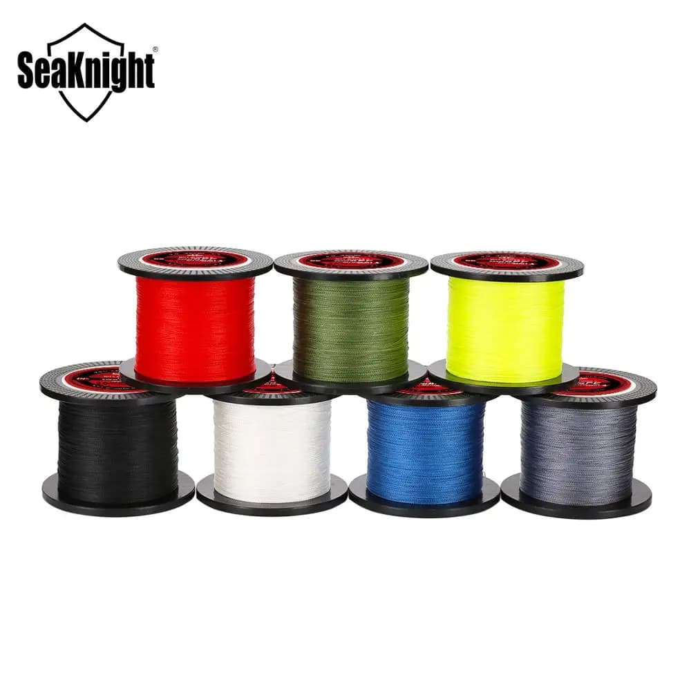 Ligne de pêche Seaknight TP PE 500m-1000m tresse multifilament pour carpe et pêche en mer 8-80LB