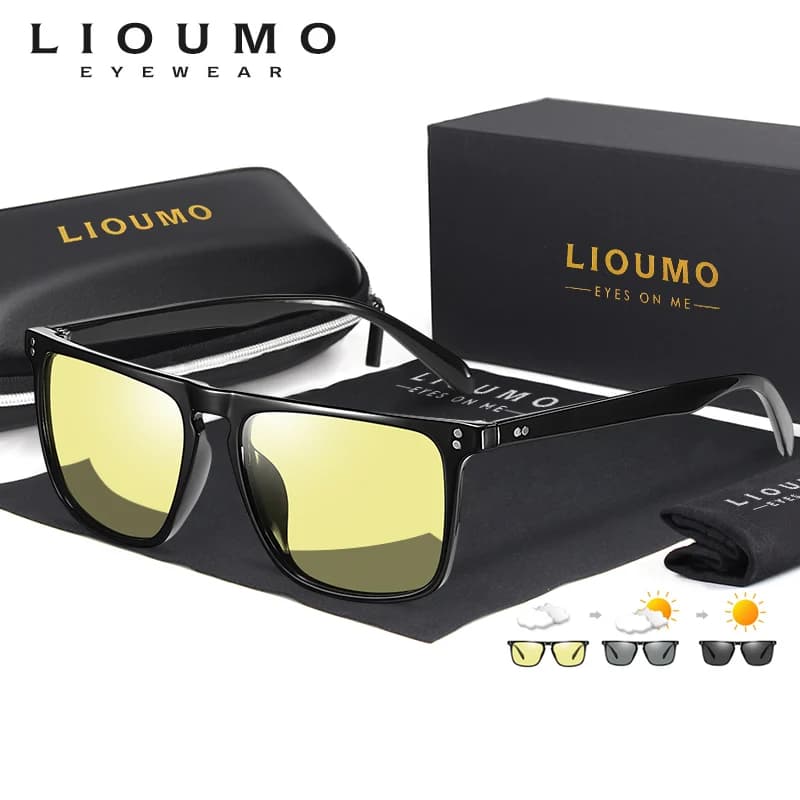 Lunettes photochromiques polarisées pour pêche - Vision jour/nuit avec protection anti-éblouissement