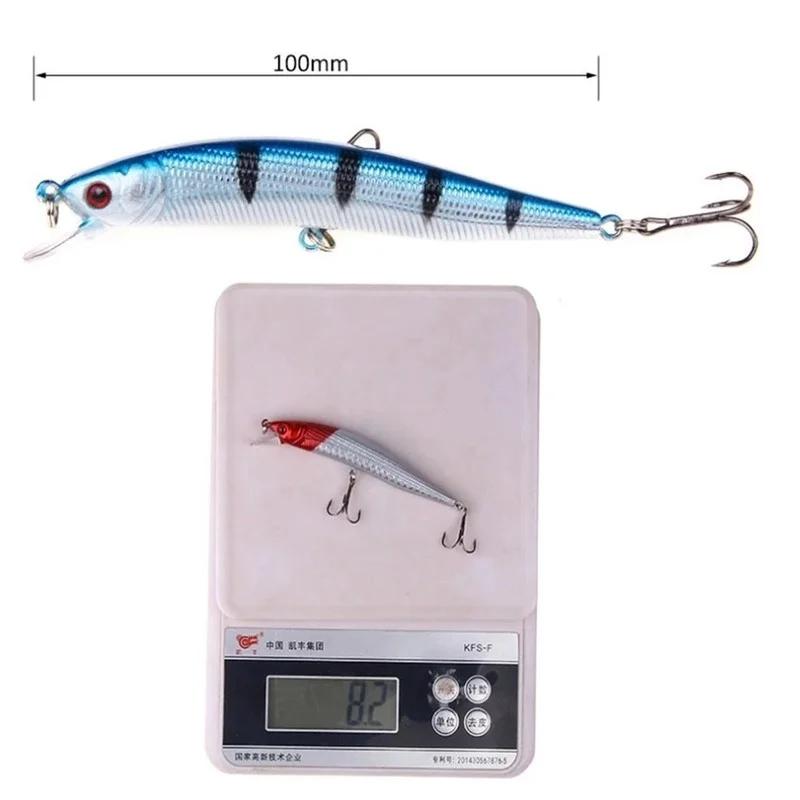 Leurre minnow flottant 8.2g 10cm pour pêche au brochet et à la carpe - leurre dur crankbait