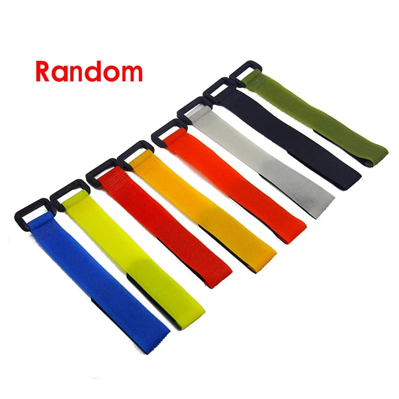 Lot de 5 sangles de fixation pour canne à pêche avec boucles et crochets accessoires pêche