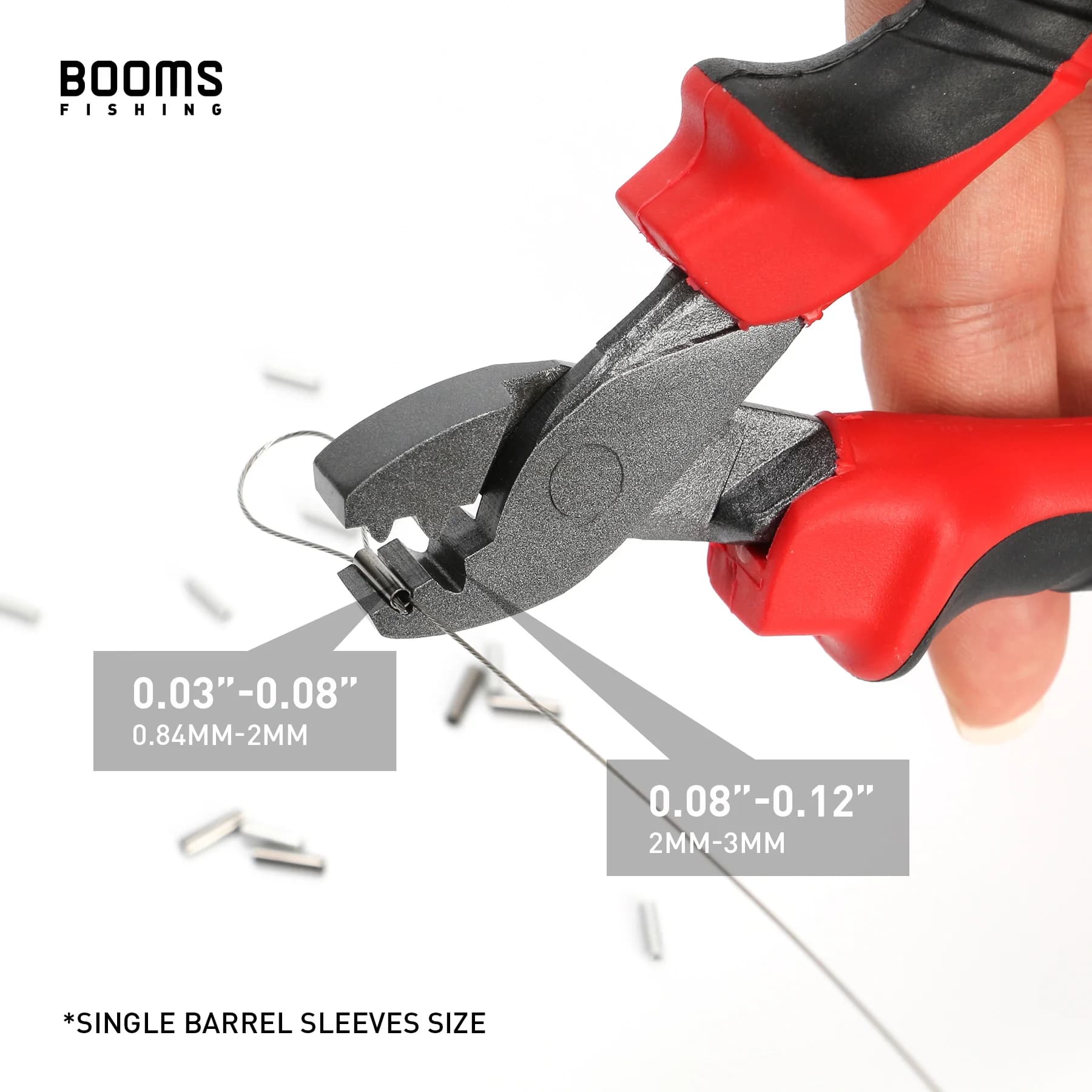 Pince à sertir pêche CP2 avec 300 manchons - Outil professionnel pour sertissage lignes mono/fluorocarbone