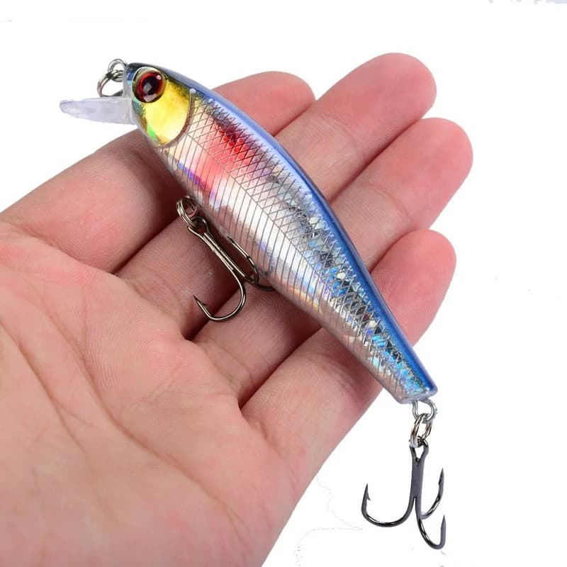 Leurre minnow coulant japonais 8.5cm 9.2g jerkbait pour pêche du brochet et black bass professionnel