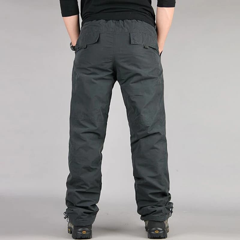 Pantalon polaire épais hiver homme - chaud pour pêche statique et observation hivernale