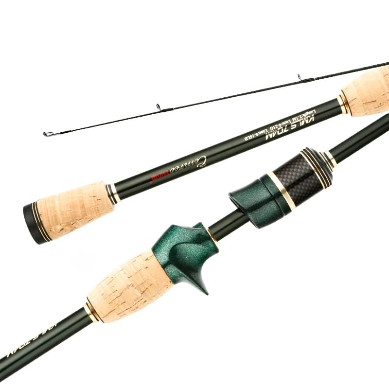Canne spinning carbone CEMREO 4-5 sections 1.8-2.4m portable travel rod pour pêche voyage